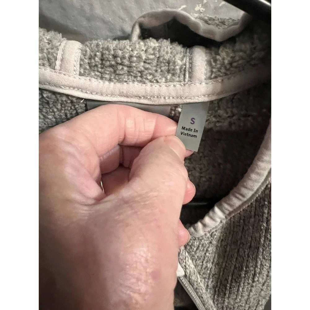 Athleta Jacket Womens Gray Full Zip Hooded Size Small‎